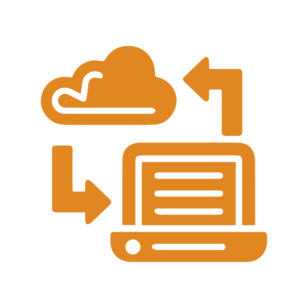 Modern abstract technology icon used in iQudTek solutions